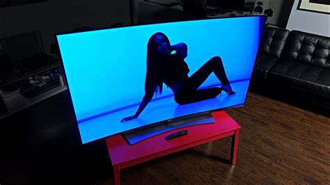 Giant Curved OLED 4K TV - YouTube