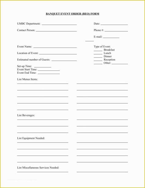 Free Document Templates Download Of 9 event order form Templates | Heritagechristiancollege