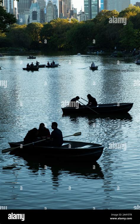 Boating, Central Park, Manhattan, New York, United States of America Stock Photo - Alamy