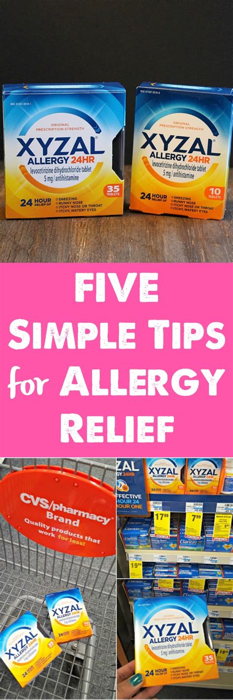 5 Simple Tips for Allergy Relief with Xyzal - Dash Of Evans