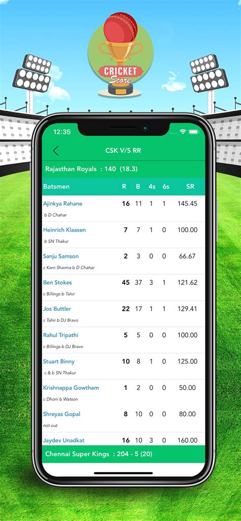 Live Match Cricket Score - iOS App Source Code by V2Ideas | Codester