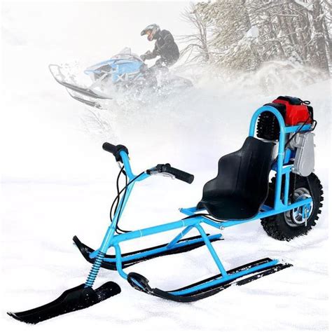 Electric Skiing Vehicle Single Board Fuel Snowmobile Directional Snow ...