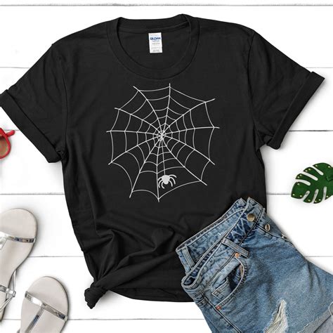 Spider Web Shirt Happy Halloween Shirt Halloween Shirt for - Etsy