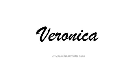 Veronica Name Tattoo Designs