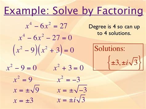 How To Solve A Polynomial Equation Of Degree 4 - Tessshebaylo