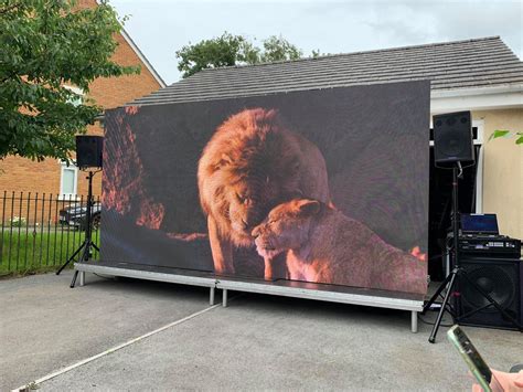 Outdoor Cinema Screen & Sound Package 3m x 2m | Pro Audio Visual