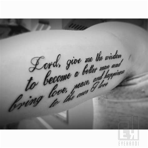 Inner Bicep Tattoo Quotes