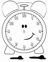 Free Printable Clock Coloring Pages For Kids sketch template
