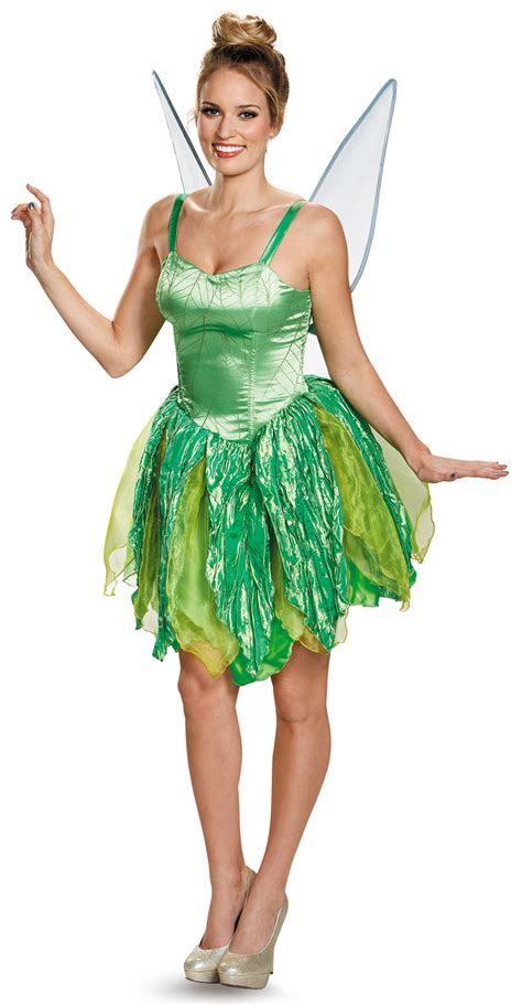 Disney Fairies Tinker Bell Prestige Adult Costume - SpicyLegs.com