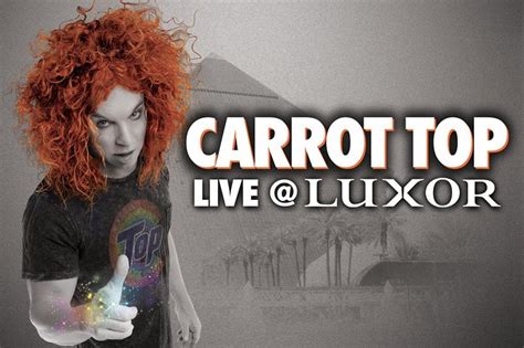 Carrot Top Comedy Show at the Luxor Hotel Las Vegas Strip 2024