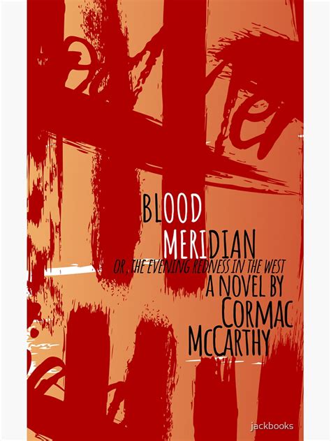 "Blood Meridian - Book cover design" Sticker for Sale by jackbooks ...