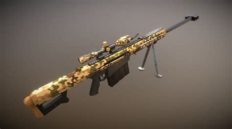 Barrett XM500 Free 3D Model - .3ds .max .tga - Free3D