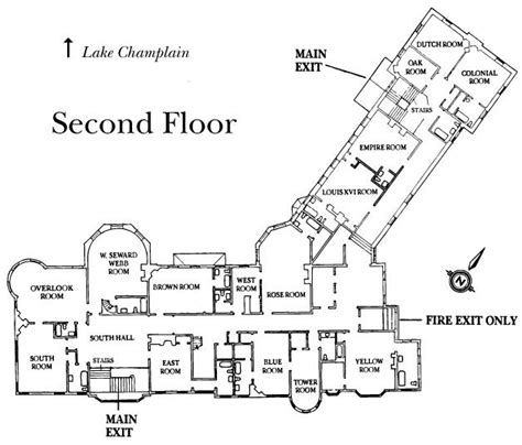 Inn Floor Plans | Shelburne Farms | Floor plans, How to plan, Flooring