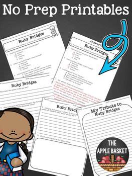 Grades 3-5 Ruby Bridges Poem and Reading Comprehension Questions ...