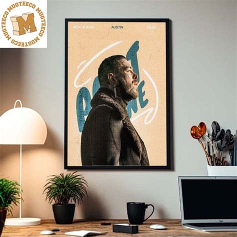 Post Malone Austin New Album Fan Art Cover Home Decor Poster Canvas - Mugteeco