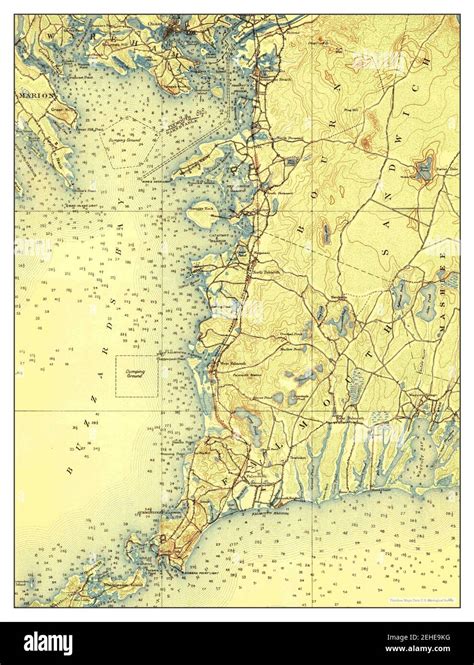 Falmouth, Massachusetts, map 1920, 1:62500, United States of America by ...