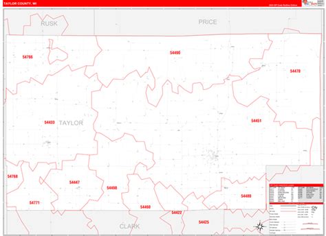 Maps of Taylor County Wisconsin - marketmaps.com