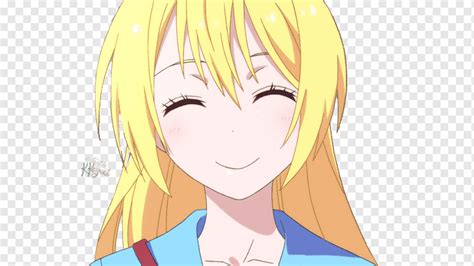 Nisekoi Anime Smile Laughter Facial expression, Anime, face, cg Artwork, black Hair png | PNGWing