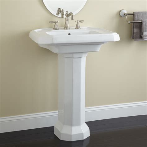 Drexel Porcelain Pedestal Sink - Pedestal Sinks - Bathroom Sinks - Bathroom