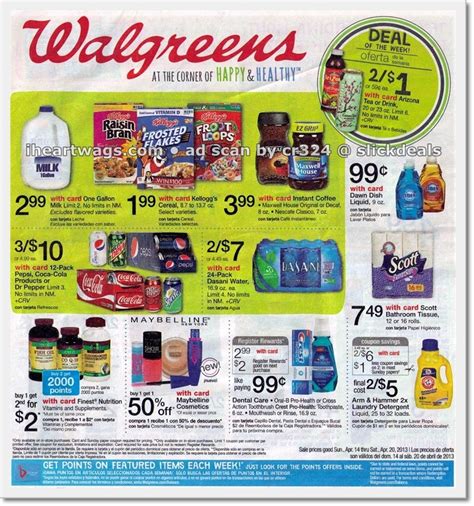 Weekly Ad Scan: Walgreens Ad Scan: Week of 4/14-4/20