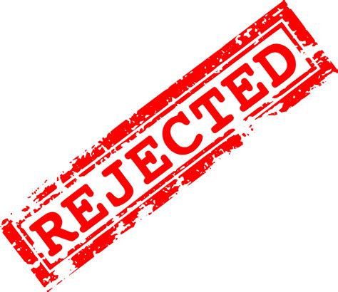 5 Red Rejected Stamp (PNG Transparent) | OnlyGFX.com