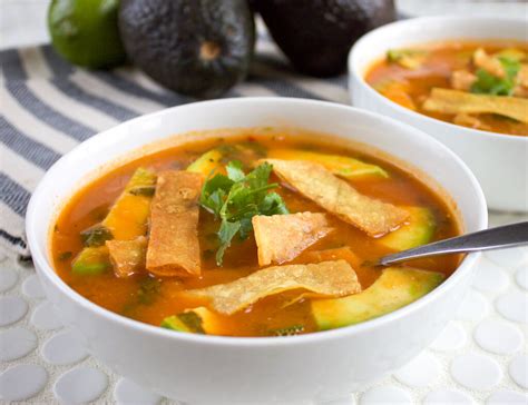 Avocado and Tortilla Soup | Easy Soup Recipe - The Produce Moms