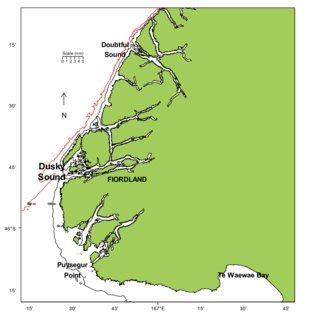 Map of Dusky Sound strata phase 1 and phase 2 sites for the fixed and... | Download Scientific ...