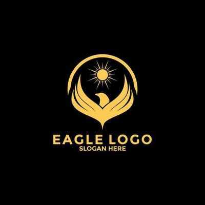 Gold Eagle Logo Vector Art, Icons, and Graphics for Free Download