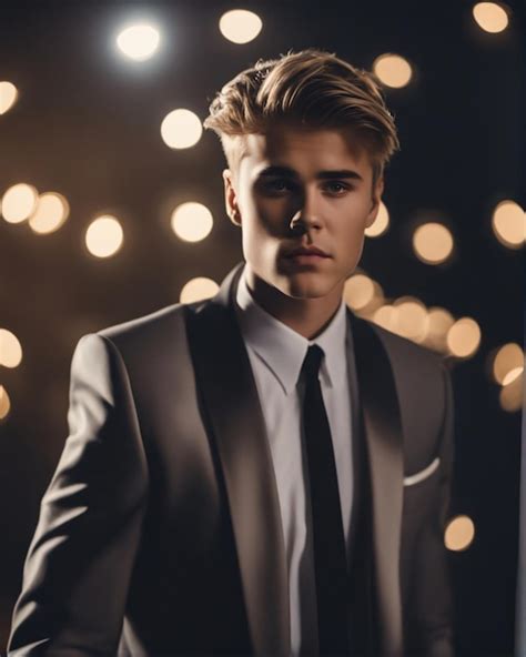 Premium AI Image | Justin Bieber picture Canadian singer