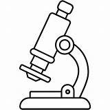 Microscope In A Doodle Style Outline coloring Book Page Line art  sketch template