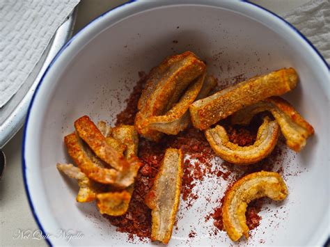 Pork Scratchings Easy Oven Baked @ Not Quite Nigella