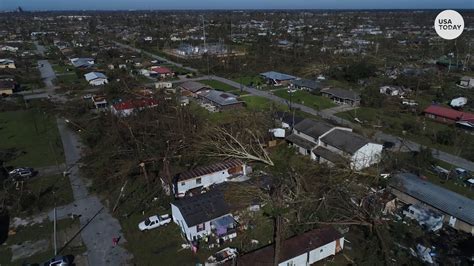 Drone video shows Panama City in ruins after Hurricane Michael