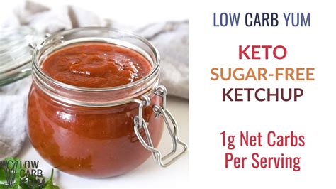 Keto Sugar Free Ketchup - YouTube