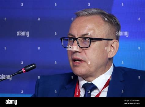 Saint Petersburg, Russia - June 2023: Saint Petersburg International Economic Forum 2023 (SPIEF ...