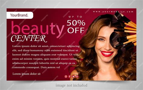 Premium Vector | Beauty salon poster banner template vector illustration flat design