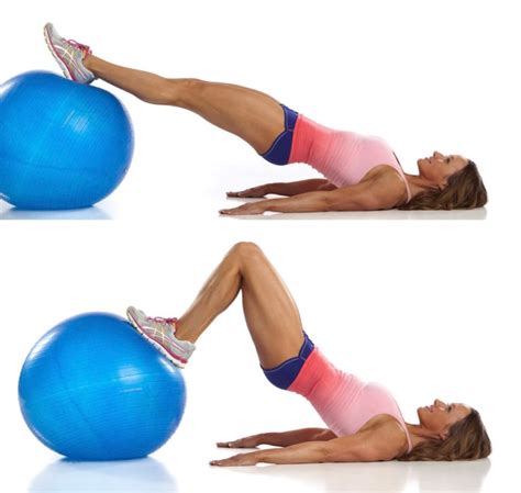 Swiss Ball Hamstring Curl - Fit Education