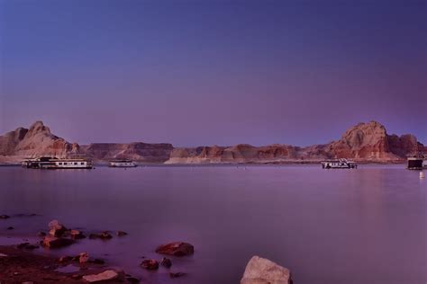 Lake Powell Sunset Photograph by Ellen Heaverlo - Fine Art America