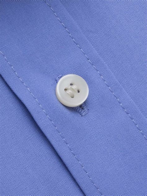 Pierre Cardin Wedgewood Blue Plain Cotton Shirt