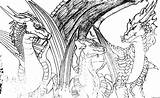 Wings Of Fire Coloring Pages » Turkau sketch template