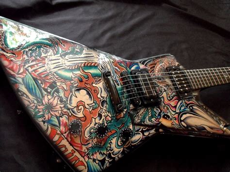 Tattoo Art Gibson Explorer – Beyond Custom Guitars