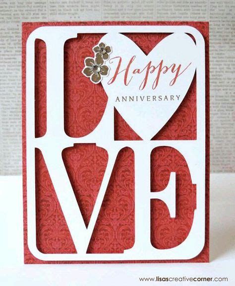 anniversary cards for cricut - Google Search | Happy anniversary cards ...