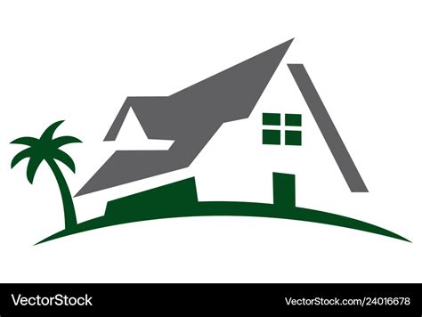 Residence home logo icon Royalty Free Vector Image