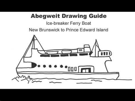 How to Draw A Ferry Boat - YouTube