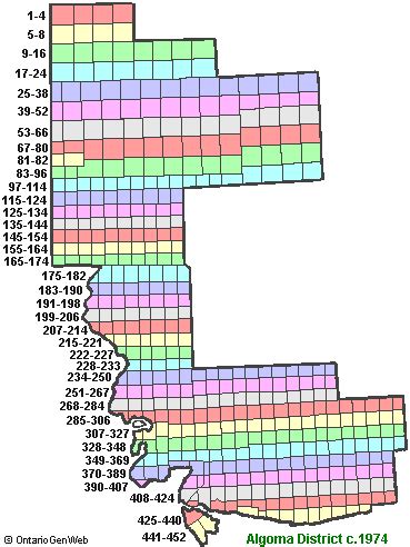 Algoma Township Map: Ontario GenWeb
