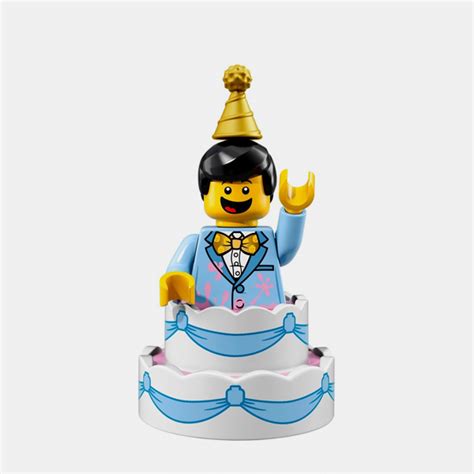 Birthday Cake Guy - Lego Minifigures 71021 Series 18 - col18-10 ...