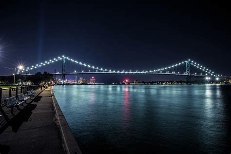 Night at Riverside Park Photograph by Jay Smith