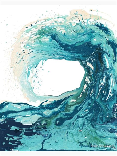 "Ocean Wave Art Print Picture - Turquoise Sea Surf Beach Decor " Art Print for Sale by ...