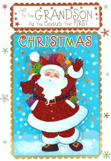 cute GREAT-GRANDCHILDREN happy Christmas card traditional choose from 4 ...