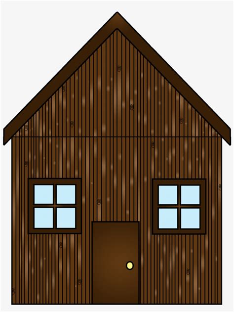 Three Little Pigs Stick House - Wood House Three Little Pigs - Free Transparent PNG Download ...