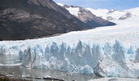 Premium Photo | Landscape of patagonia glacier mountains with snow ice and blue sky